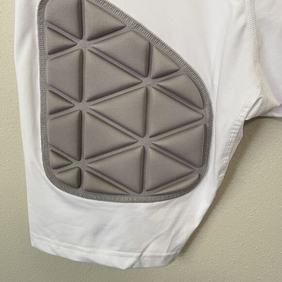 NWT Adidas Football Men’s XL Techfit Smash Girdle 5-Pad Shorts White NEW - Picture 8 of 13